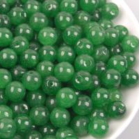 Kosmochromite Chalcedony Slider Beads, Round, DIY cyan 
