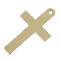 Gold Filled Pendants, Cross, 14K gold-filled Approx 1mm 