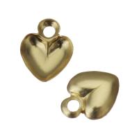 Золото Заполненные подвески, Медно-золото, Сердце, 14K позолоченный отверстие:Приблизительно 1mm, продается PC