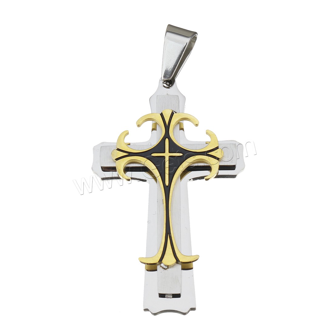 Stainless Steel Cross Pendants, different size for choice, more colors for choice, Sold By PC