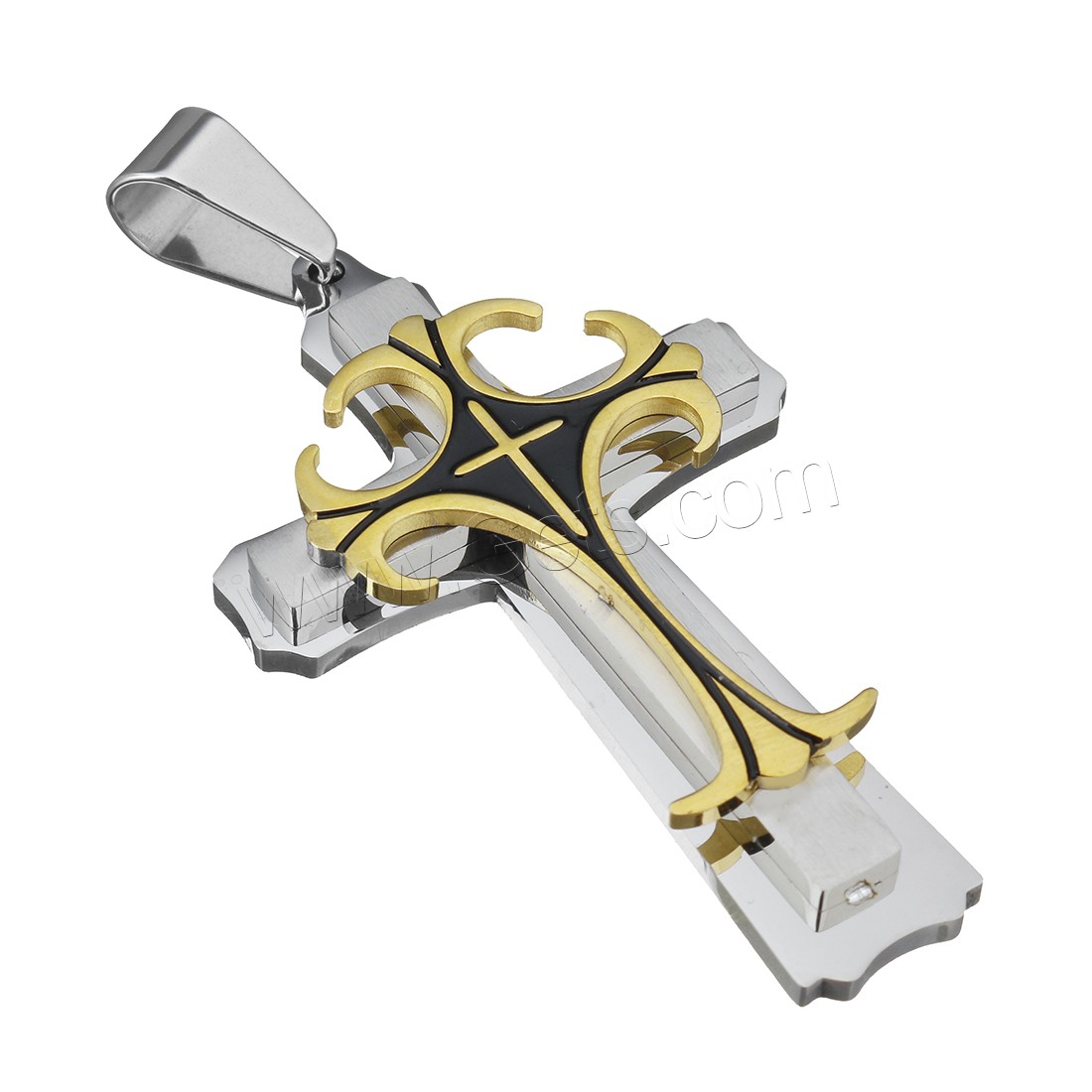 Colgantes de Cruces de acero inoxidable, diverso tamaño para la opción, más colores para la opción, Vendido por UD