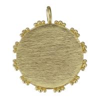 Brass Jewelry Pendants, high quality plated, gold Approx 