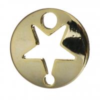 Brass Jewelry Pendants, high quality plated, gold Approx 2.5mm 