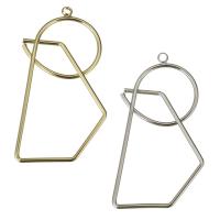 Brass Earring Drop Component, Geometrical Pattern, high quality plated Approx 1.5mm 