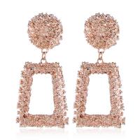 Zinc Alloy Drop Earring, Trapezium, plated, for woman 