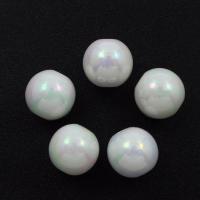 Acrylic Jewelry Beads, Round, white Approx 1mm, Approx 