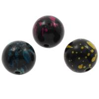 Granos de acrílico de la joyería, más colores para la opción, 14x14mm, agujero:aproximado 2mm, aproximado 832PCs/Bolsa, Vendido por Bolsa