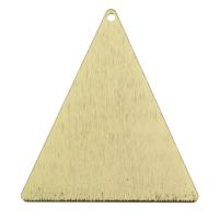 Brass Earring Drop Component, Triangle, gold Approx 1mm 