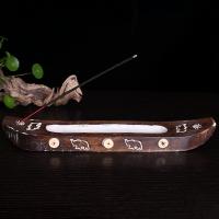 Buy Incense Holder and Burner in Bulk , Santos Rose Wood, Ship, for home and office & durable, brown 