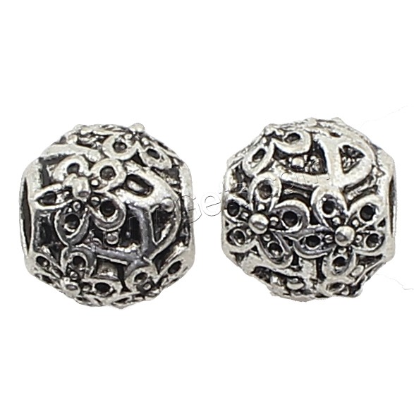 Zinc Alloy Jewelry Beads, plated, more colors for choice, 11x10x11mm, 125PCs/Bag, Sold By Bag