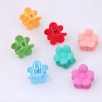 Hair Claw Clips, Acrylic, plated, for children & for woman, Random Color, 18mm 