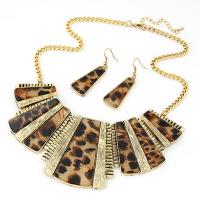Rhinestone Zinc Alloy Jewelry Set, earring & necklace, with Plastic, plated, 2 pieces & for woman & with rhinestone .7 Inch 