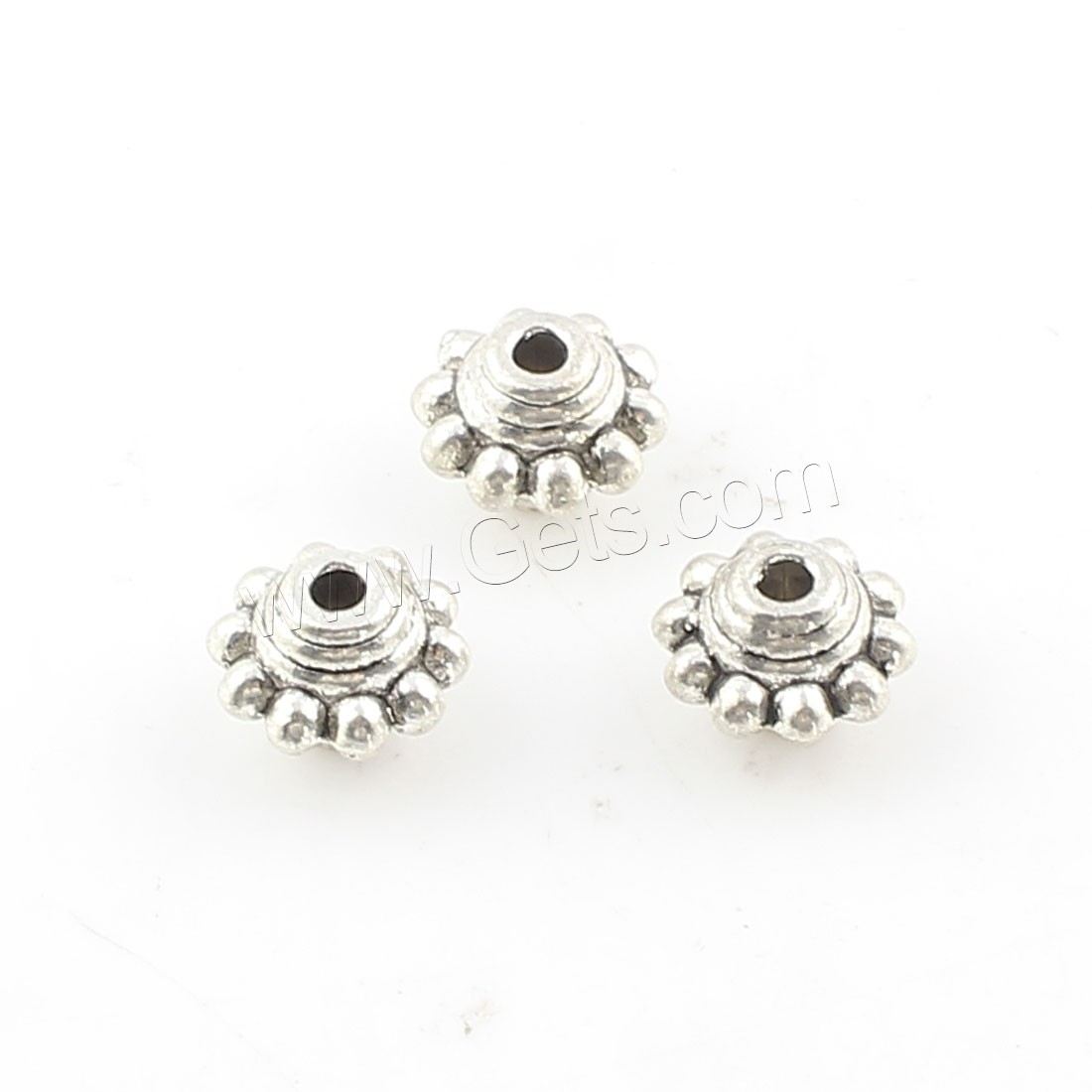 Zinc Alloy Jewelry Beads, plated, more colors for choice, 10x7mm, Hole:Approx 2mm, Approx 249PCs/Bag, Sold By Bag