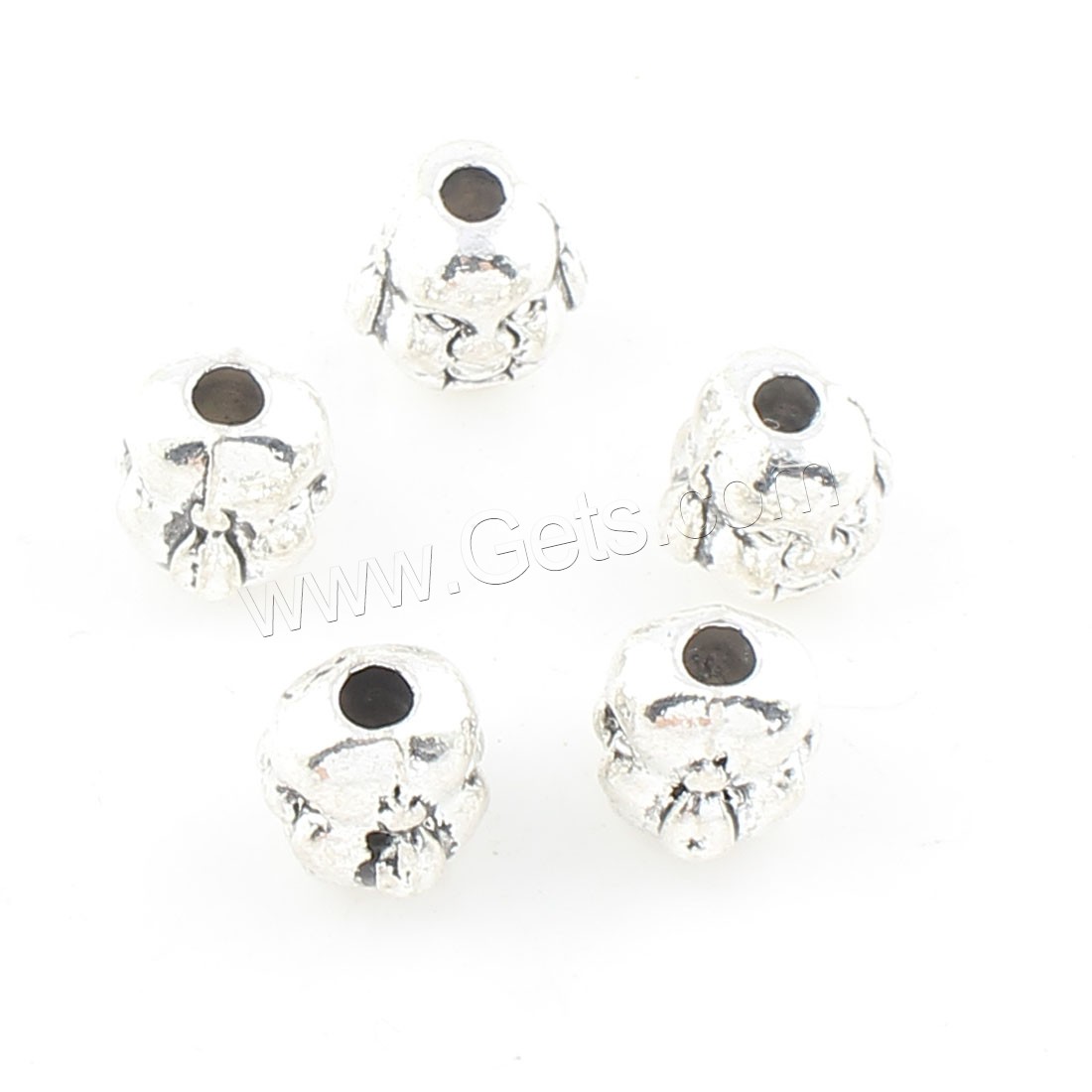 Zinc Alloy Jewelry Beads, plated, more colors for choice, 10x9mm, Hole:Approx 2mm, Approx 249PCs/Bag, Sold By Bag