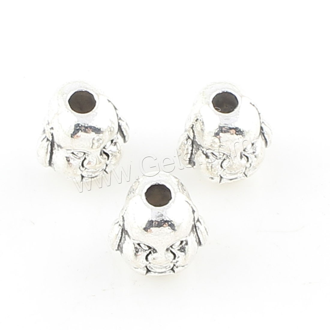 Zinc Alloy Jewelry Beads, plated, more colors for choice, 10x9mm, Hole:Approx 2mm, Approx 249PCs/Bag, Sold By Bag