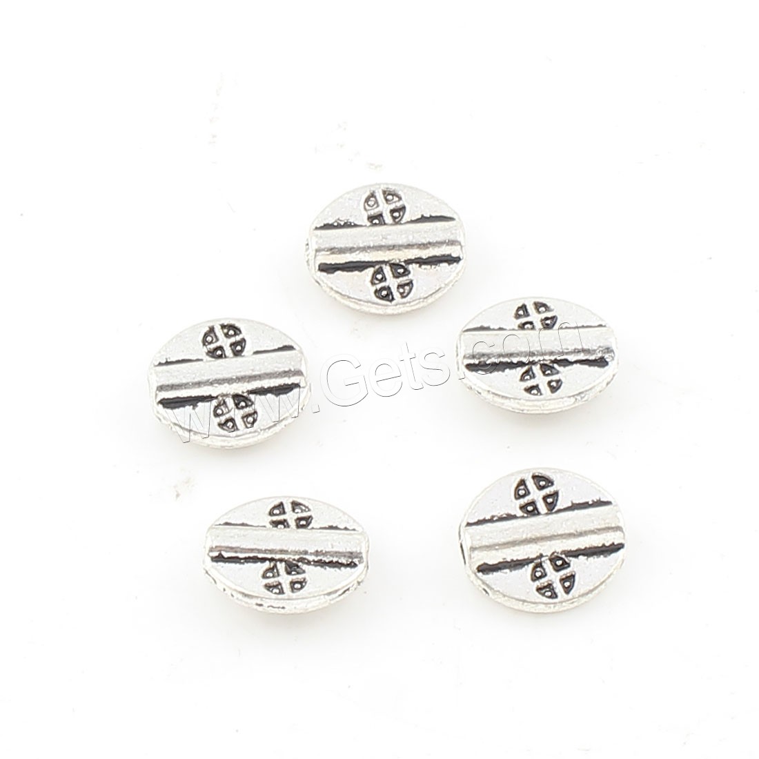 Zinc Alloy Jewelry Beads, plated, more colors for choice, 9x10x3mm, Hole:Approx 1mm, Approx 499PCs/Bag, Sold By Bag