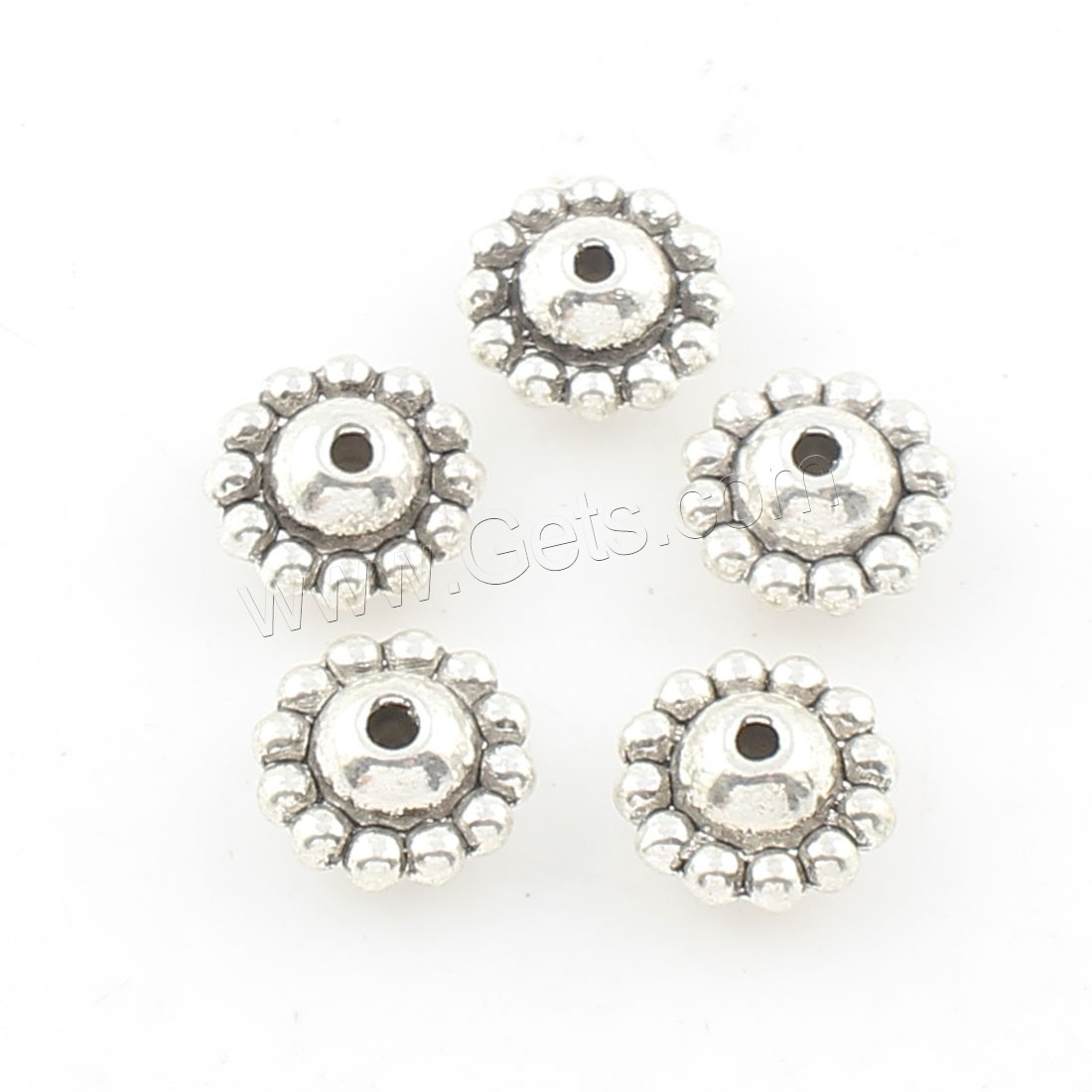 Zinc Alloy Jewelry Beads, plated, more colors for choice, 9x9mm, Hole:Approx 1mm, Approx 499PCs/Bag, Sold By Bag