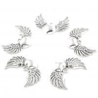 Wing Shaped Zinc Alloy Pendants, plated Approx 2mm, Approx 