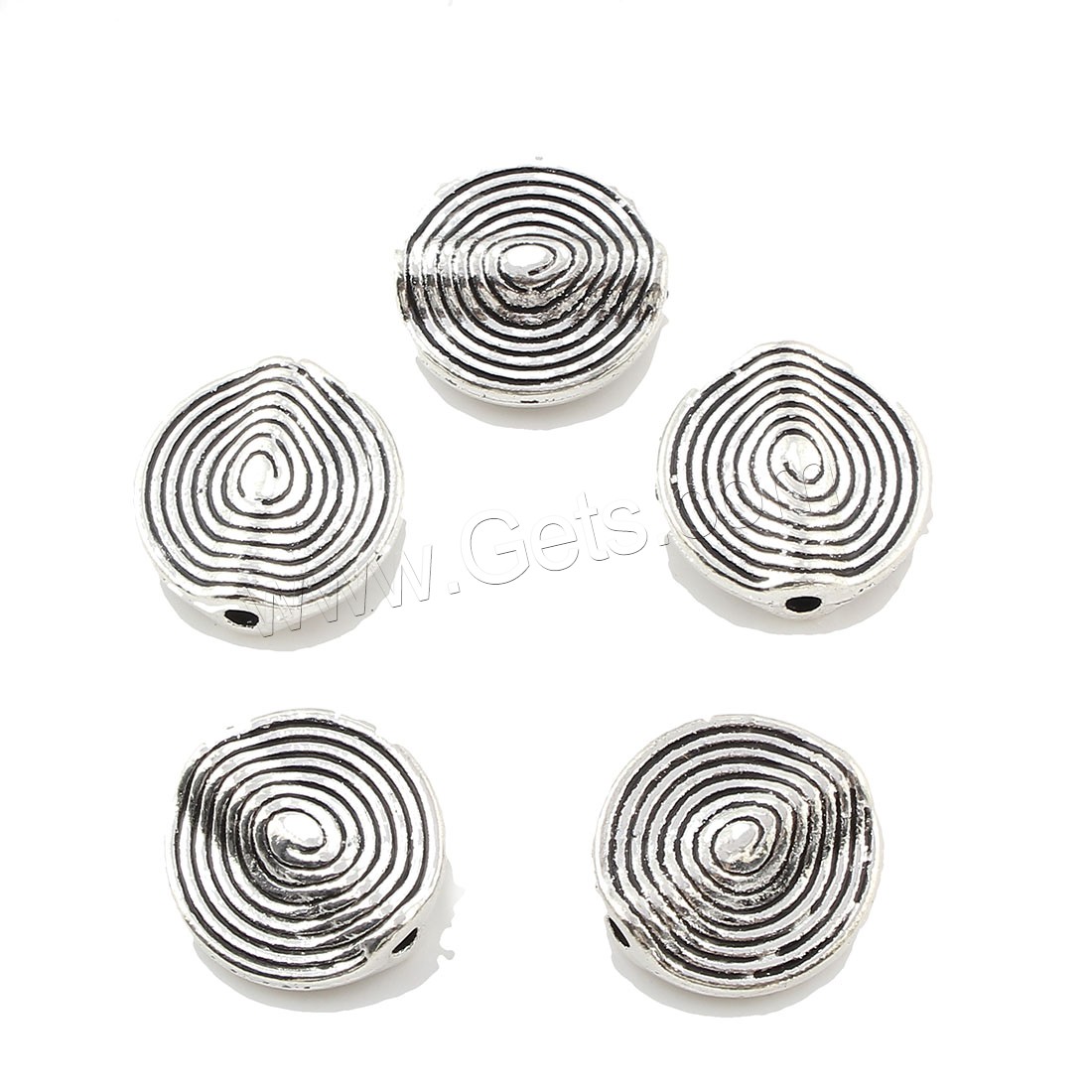 Zinc Alloy Flat Beads, plated, more colors for choice, 15x4mm, Hole:Approx 2mm, Approx 199PCs/Bag, Sold By Bag