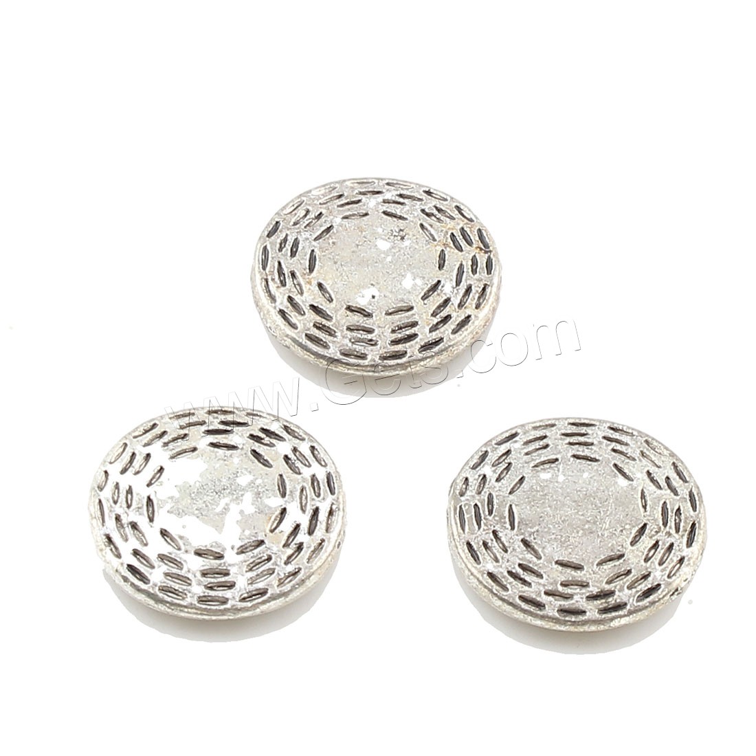 Zinc Alloy Flat Beads, plated, more colors for choice, 16x3mm, Hole:Approx 1mm, Approx 165PCs/Bag, Sold By Bag