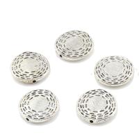 Zinc Alloy Flat Beads, plated Approx 1mm, Approx 