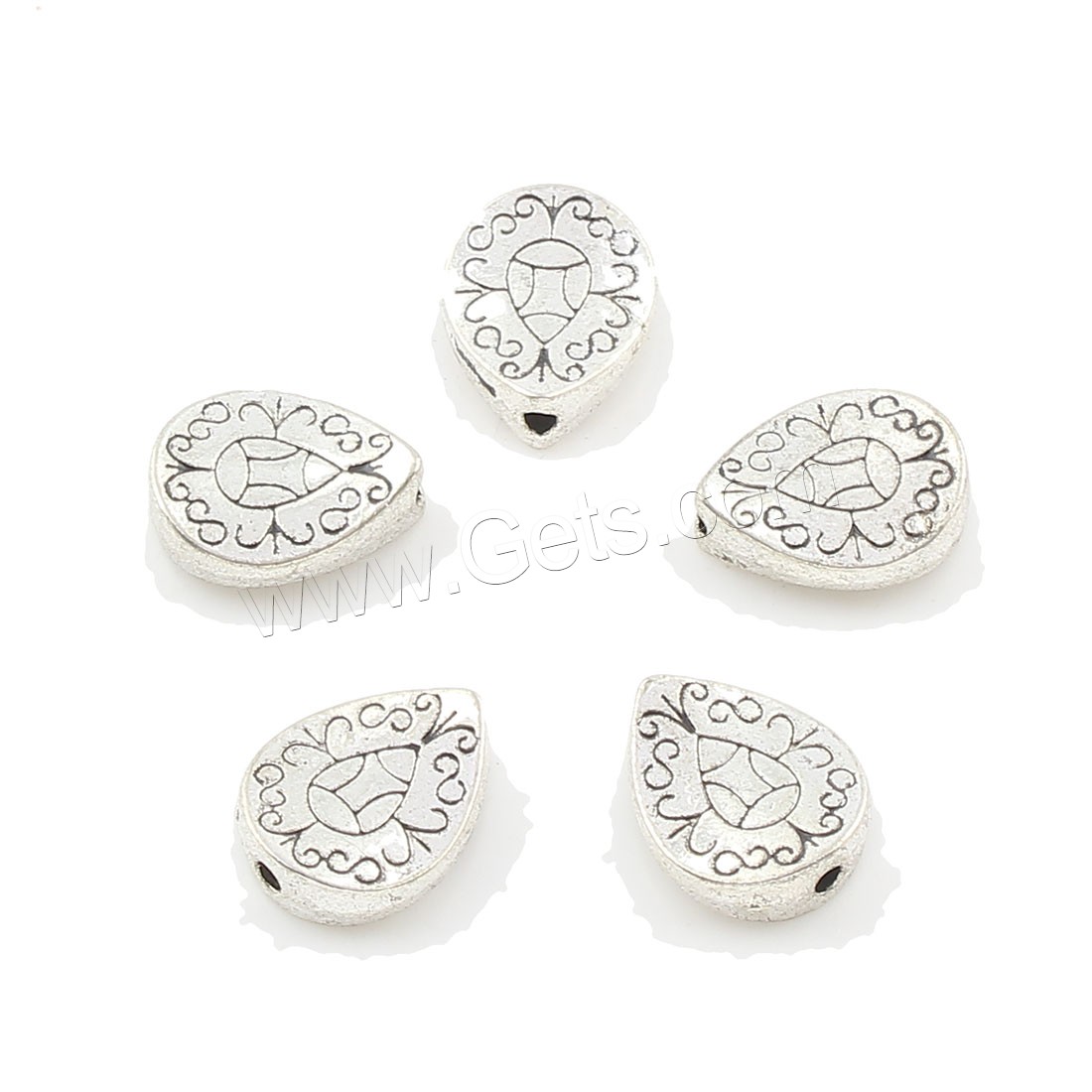 Zinc Alloy Jewelry Beads, plated, more colors for choice, 12x10x4mm, Hole:Approx 1mm, Approx 499PCs/Bag, Sold By Bag