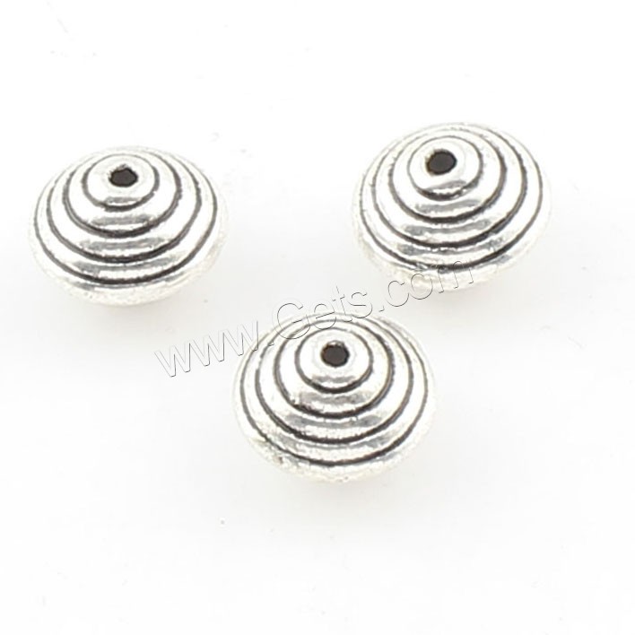 Zinc Alloy Jewelry Beads, plated, more colors for choice, 9x6mm, Hole:Approx 1mm, Approx 499PCs/Bag, Sold By Bag