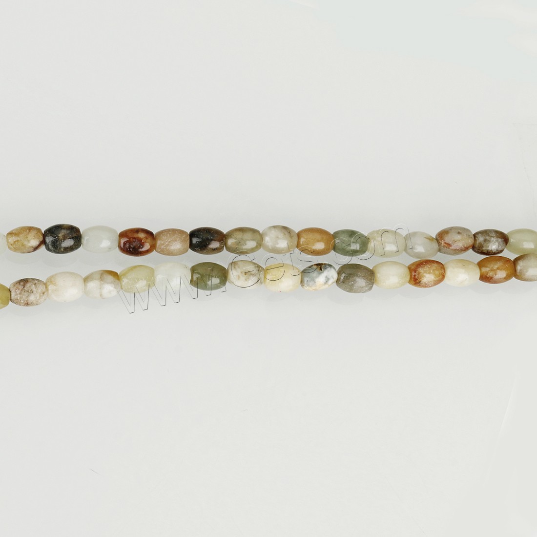 Jade Beads, with Seedbead, different size for choice, mixed colors, Hole:Approx 1mm, Length:Approx 15.5 Inch, Sold By Strand