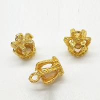 Zinc Alloy Crown Pendants, gold color plated Approx 4mm 
