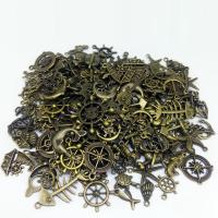 Bijoux pendentifs en Zinc alliage , alliage de zinc, Plaqué de couleur de bronze antique, envoyé au hasard, 10-40mm Environ 2mm, Environ 40- Vendu par sac