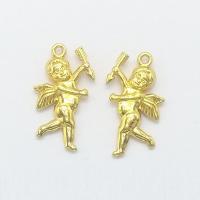 Zinc Alloy Jewelry Pendants, Angel, gold color plated Approx 2mm 