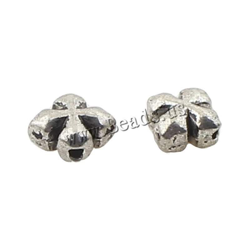 Zinc Alloy Jewelry Beads, Cross, plated, more colors for choice, 8x8x4mm, 1000PCs/Bag, Sold By Bag