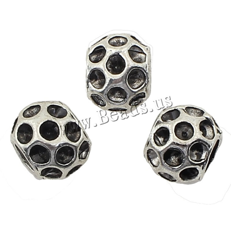 Zinc Alloy Jewelry Beads, plated, more colors for choice, 9x11x11mm, Approx 167PCs/Bag, Sold By Bag