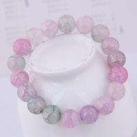 Glass Jewelry Beads Bracelets, Glass Beads, plated, for woman .4 Inch 