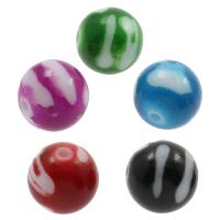 Acrylic Jewelry Beads, Round Approx 1mm, Approx 