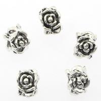 Zinc Alloy Flower Beads, plated Approx 2mm, Approx 