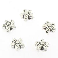 Zinc Alloy Flower Beads, plated Approx 1mm, Approx 