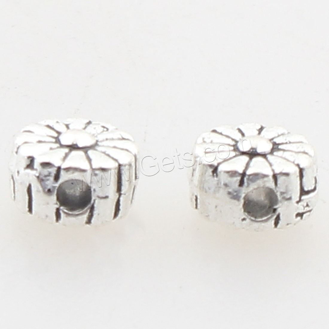 Zinc Alloy Jewelry Beads, antique silver color plated, more colors for choice, 5x5x3mm, Hole:Approx 1mm, Approx 2083PCs/Bag, Sold By Bag