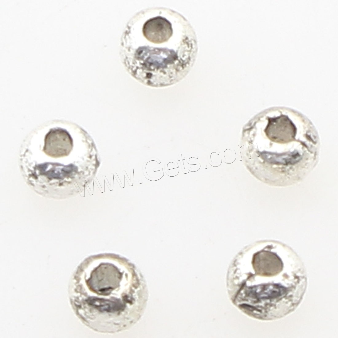 Zinc Alloy Jewelry Beads, antique silver color plated, 3x3mm, Hole:Approx 1mm, Approx 830PCs/Bag, Sold By Bag