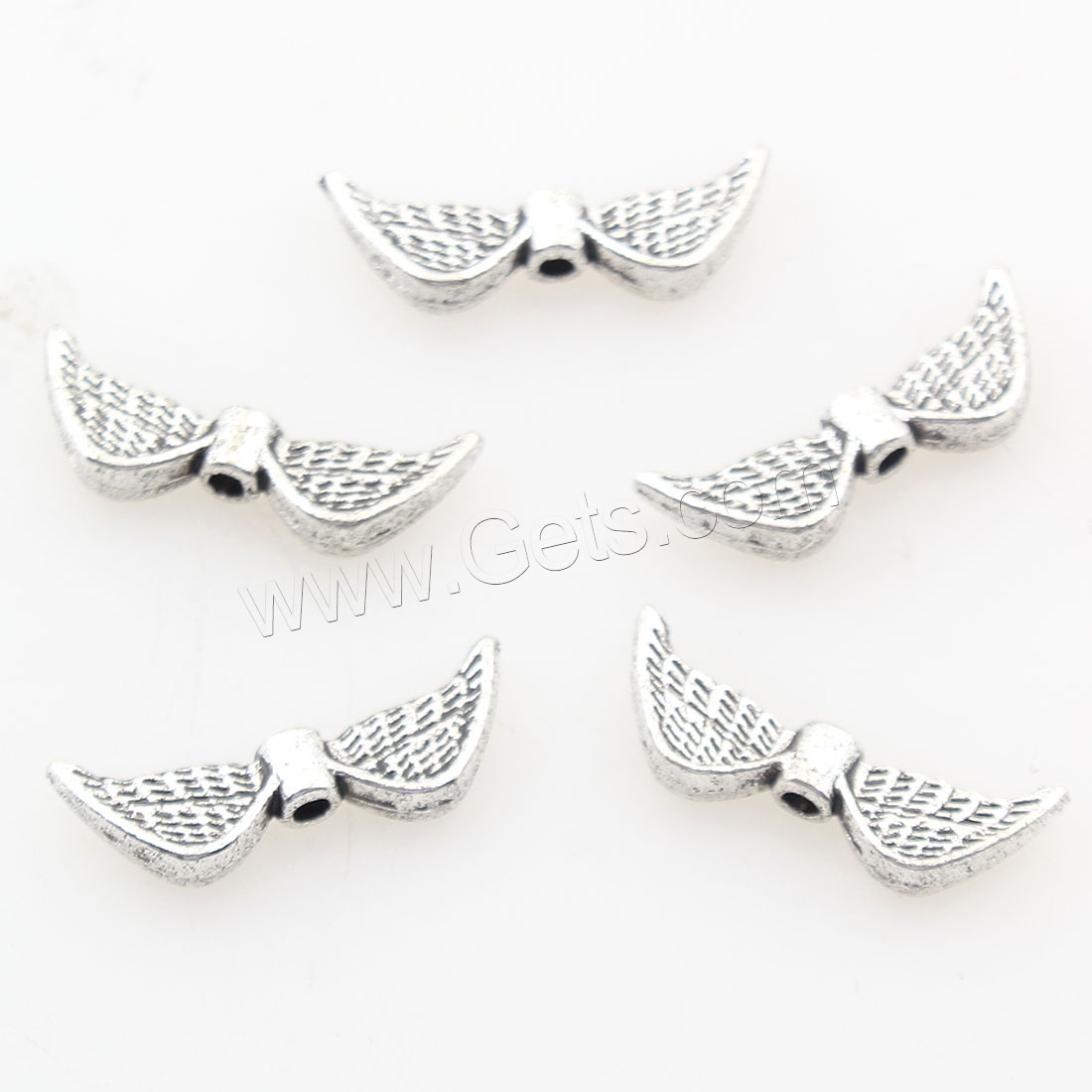 Zinc Alloy Jewelry Beads, antique silver color plated, more colors for choice, 21x7mm, Hole:Approx 1mm, Approx 450PCs/Bag, Sold By Bag