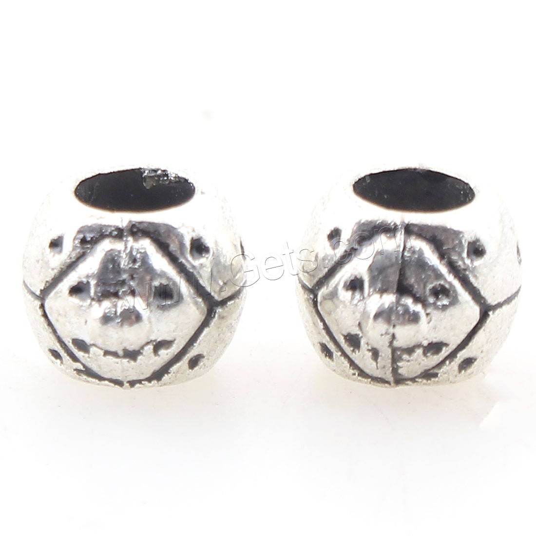 Zinc Alloy Jewelry Beads, antique silver color plated, more colors for choice, 10x8mm, Hole:Approx 5mm, Approx 250PCs/Bag, Sold By Bag