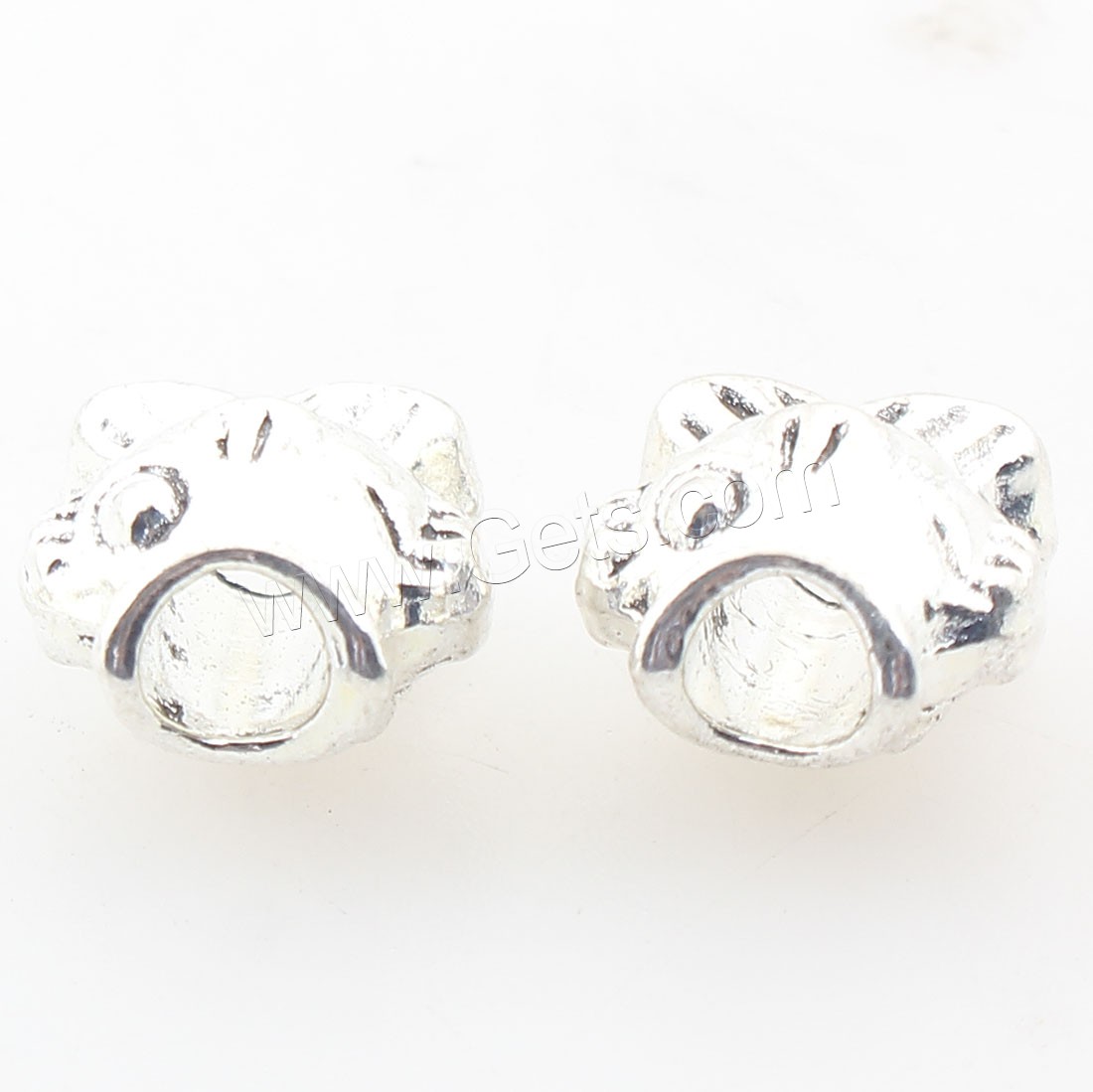 Zinc Alloy Jewelry Beads, antique silver color plated, 13x12mm, Hole:Approx 4mm, Approx 155PCs/Bag, Sold By Bag