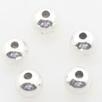 Bijoux de perles en alliage de Zinc , Plaqué de couleur d'argent, plus de couleurs à choisir Environ 1mm, Environ Vendu par sac