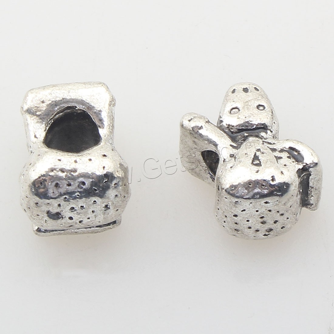 Zinc Alloy Jewelry Beads, antique silver color plated, more colors for choice, 11X13mm, Hole:Approx 5mm, Approx 155PCs/Bag, Sold By Bag