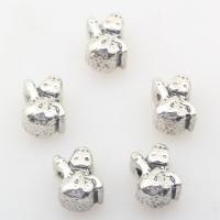 Zinc Alloy Jewelry Beads, antique silver color plated Approx 5mm, Approx 