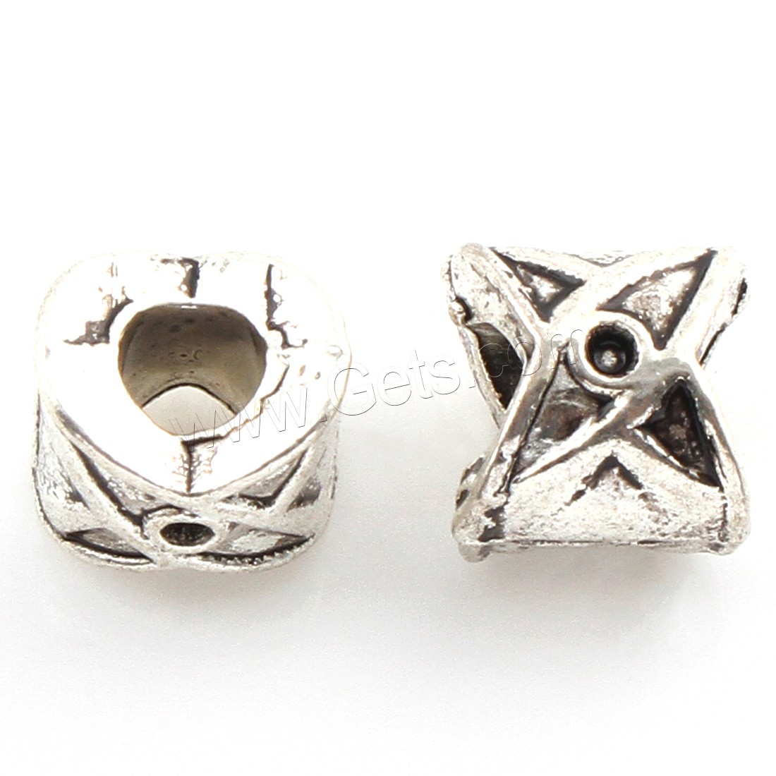 Zinc Alloy Jewelry Beads, plated, more colors for choice, 10x9mm, Hole:Approx 4mm, Approx 191PCs/Bag, Sold By Bag