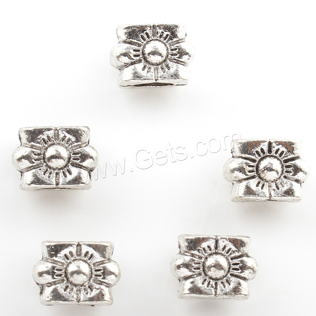Zinc Alloy Jewelry Beads, plated, more colors for choice, 9x7mm, Hole:Approx 4mm, Approx 383PCs/Bag, Sold By Bag