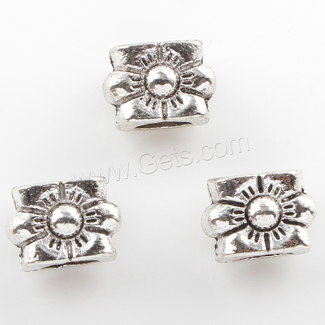 Zinc Alloy Jewelry Beads, plated, more colors for choice, 9x7mm, Hole:Approx 4mm, Approx 383PCs/Bag, Sold By Bag