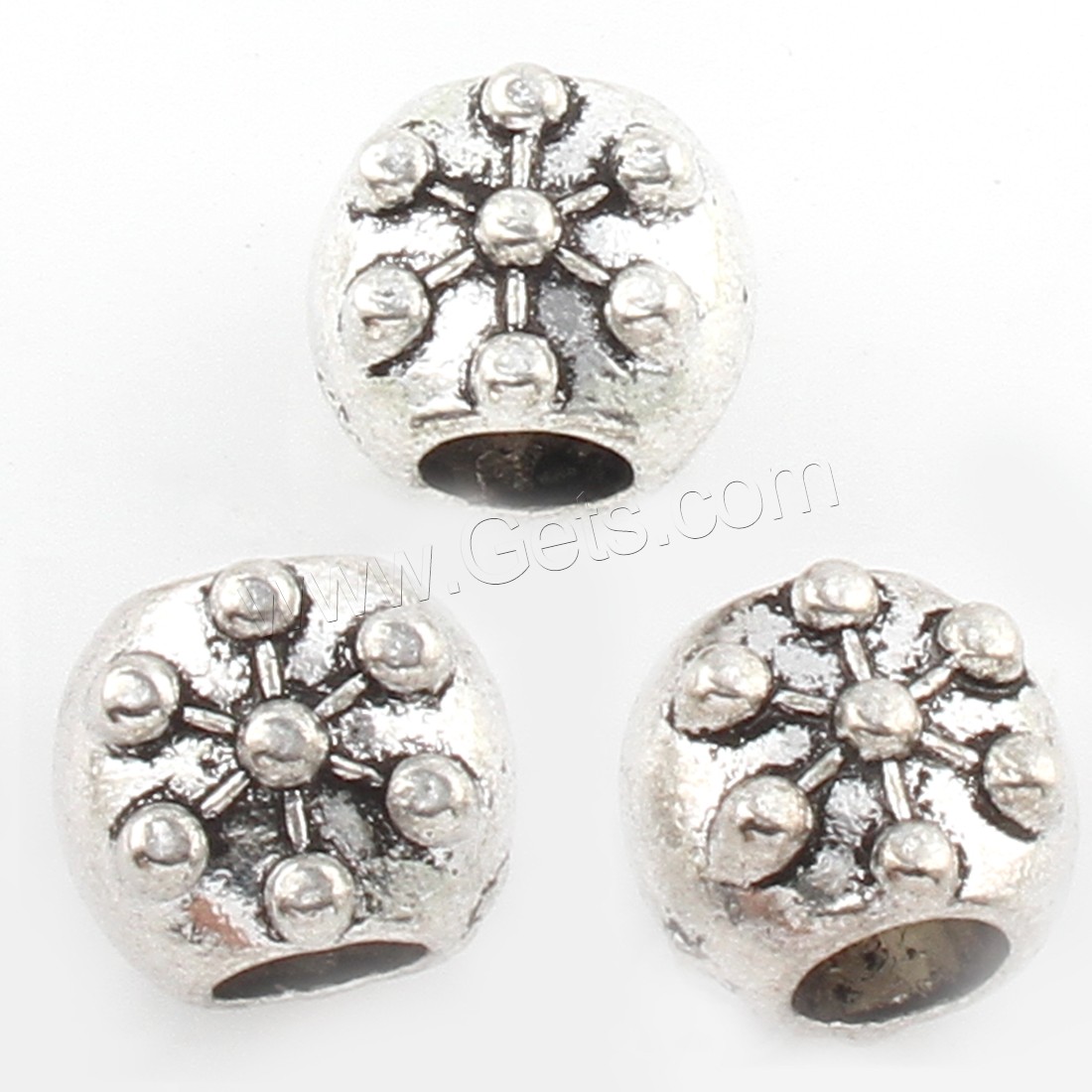 Zinc Alloy Jewelry Beads, plated, more colors for choice, 10x9mm, Hole:Approx 4mm, Approx 249PCs/Bag, Sold By Bag