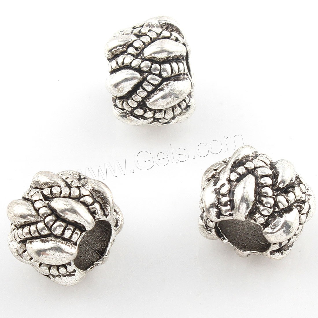 Zinc Alloy Jewelry Beads, plated, more colors for choice, 9x7mm, Hole:Approx 4mm, Approx 207PCs/Bag, Sold By Bag